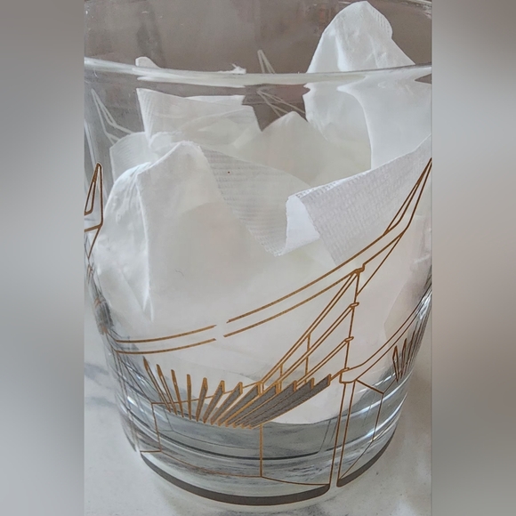 Dwell Magazine Modern Target Metallic Cocktail Glasses‎ Set Of Two - Picture 4 of 6